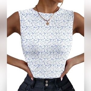 Floral Sleeveless Top